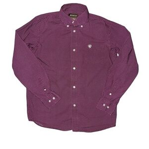 ARIAT boys button down size large 14-16
